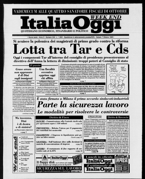 Italia oggi : quotidiano di economia finanza e politica